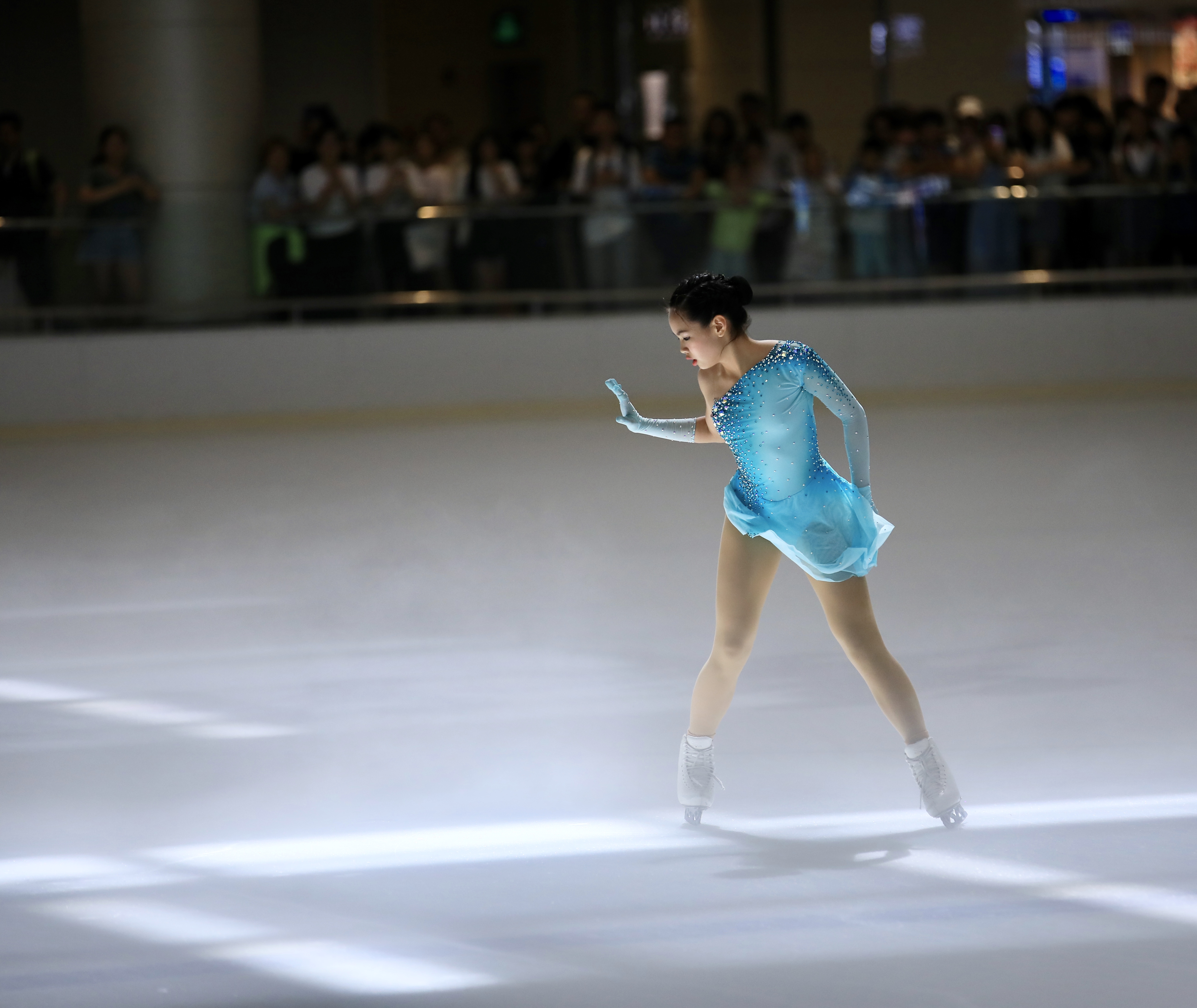 Figure skating action
